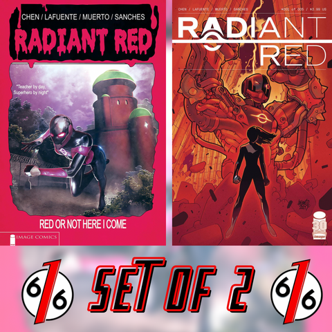 RADIANT RED #1 SET LAREN Goosebumps Variant & Main LTD 750 Comic Tom