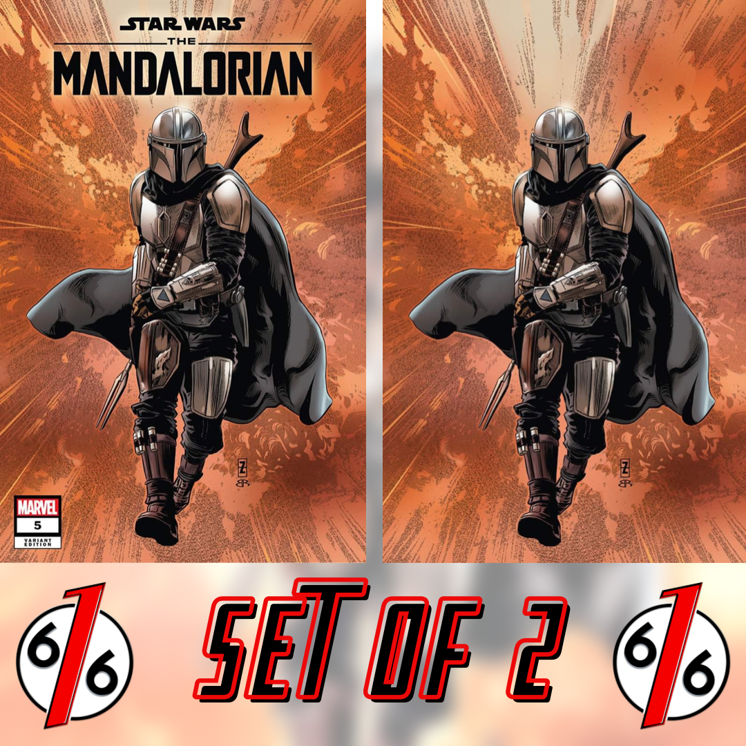 STAR WARS THE MANDALORIAN 5 PATCH ZIRCHER Trade Dress & Virgin Variant