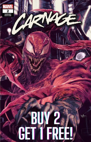 BUY 2 GET 1 FREE - CARNAGE #2 MARCO TURINI Unknown 616 Trade Dress Variant - 3 Copies