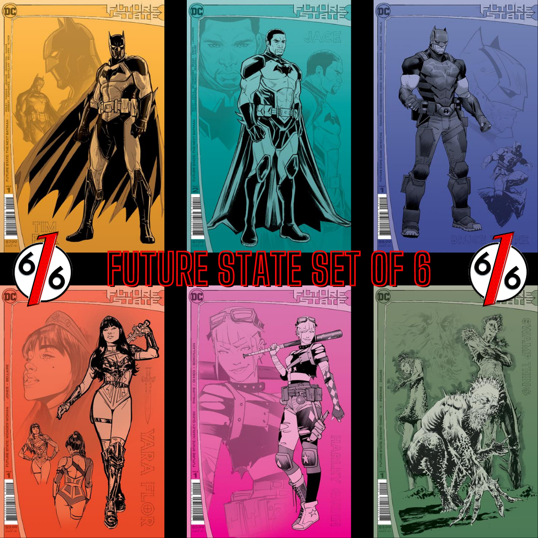 🚨🔥 FUTURE STATE SECOND PRINT SET OF 6 Batman Detective Wonder Woman Harley NM