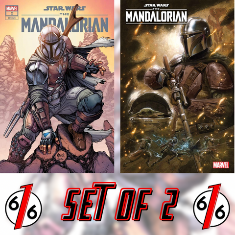 STAR WARS MANDALORIAN #2 TODD NAUCK Variant & ANDREWS Main Cover