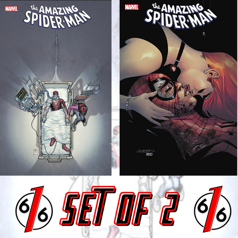 🚨🔥🕷 AMAZING SPIDER-MAN #76 SET Adams Main Cover & Gleason 1:25 Ratio Variant