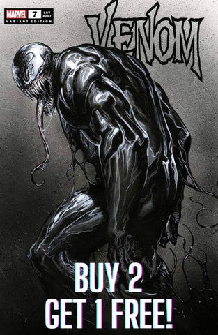 BUY 2 GET 1 FREE - VENOM #7 GABRIELE DELL’OTTO Unknown 616 Trade Dress Variant - 3 Copies