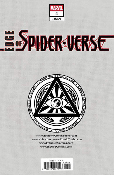 EDGE OF SPIDER-VERSE #4 KIRKHAM Unknown 616 Virgin Variant SPIDER-HAM