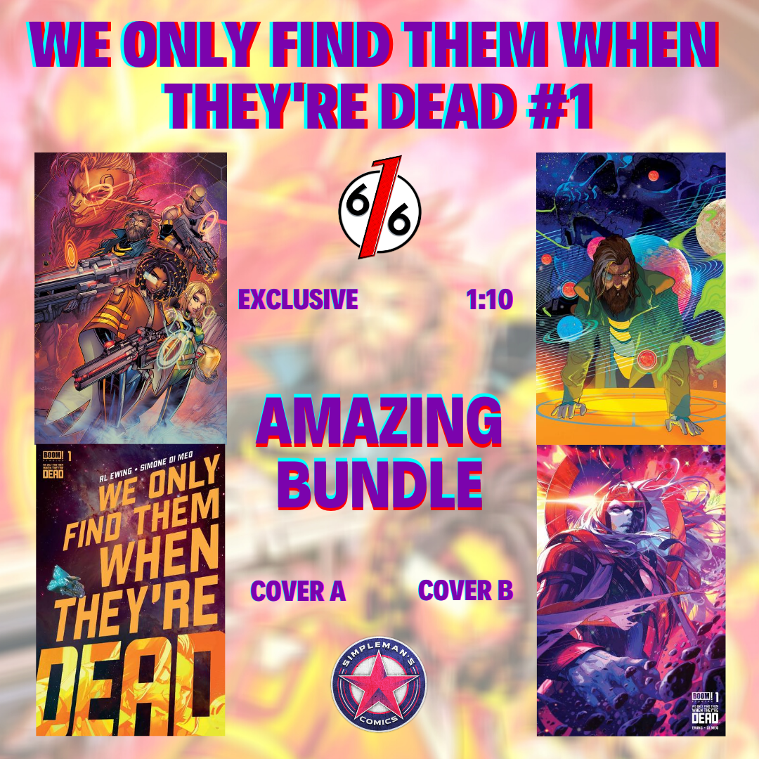 WE ONLY FIND THEM WHEN THEY’RE DEAD #1 JONBOY MEYERS Amazing Bundle Of 4 Covers