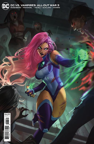 DC VS VAMPIRES ALL-OUT WAR 3 LEIRIX Cover B Card Stock Variant STARFIRE