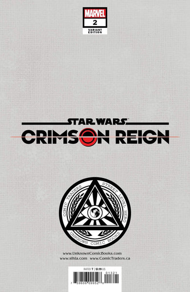 STAR WARS CRIMSON REIGN #1-2 SET TURINI & KIRKHAM Darth Vader & Ren Variant