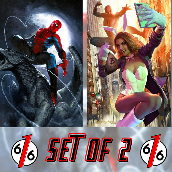 AMAZING SPIDER-MAN #1 Virgin Variant Set DELL’OTTO & GREG HORN
