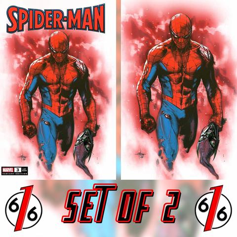 SPIDER-MAN #3 GABRIELE DELL’OTTO Unknown 616 Trade Dress & Virgin Variant