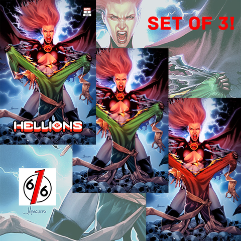 HELLIONS #3 JAY ANACLETO Exclusive Variant Set of 3 Goblin Queen