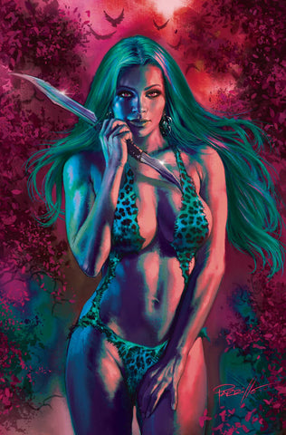 SHEENA QUEEN OF THE JUNGLE #6 PARRILLO 1:11 Ultraviolet Virgin Ratio Variant