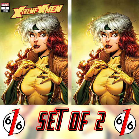 X-TREME X-MEN 1 SCOTT WILLIAMS Trade Dress & Virgin Variant Set ROGUE