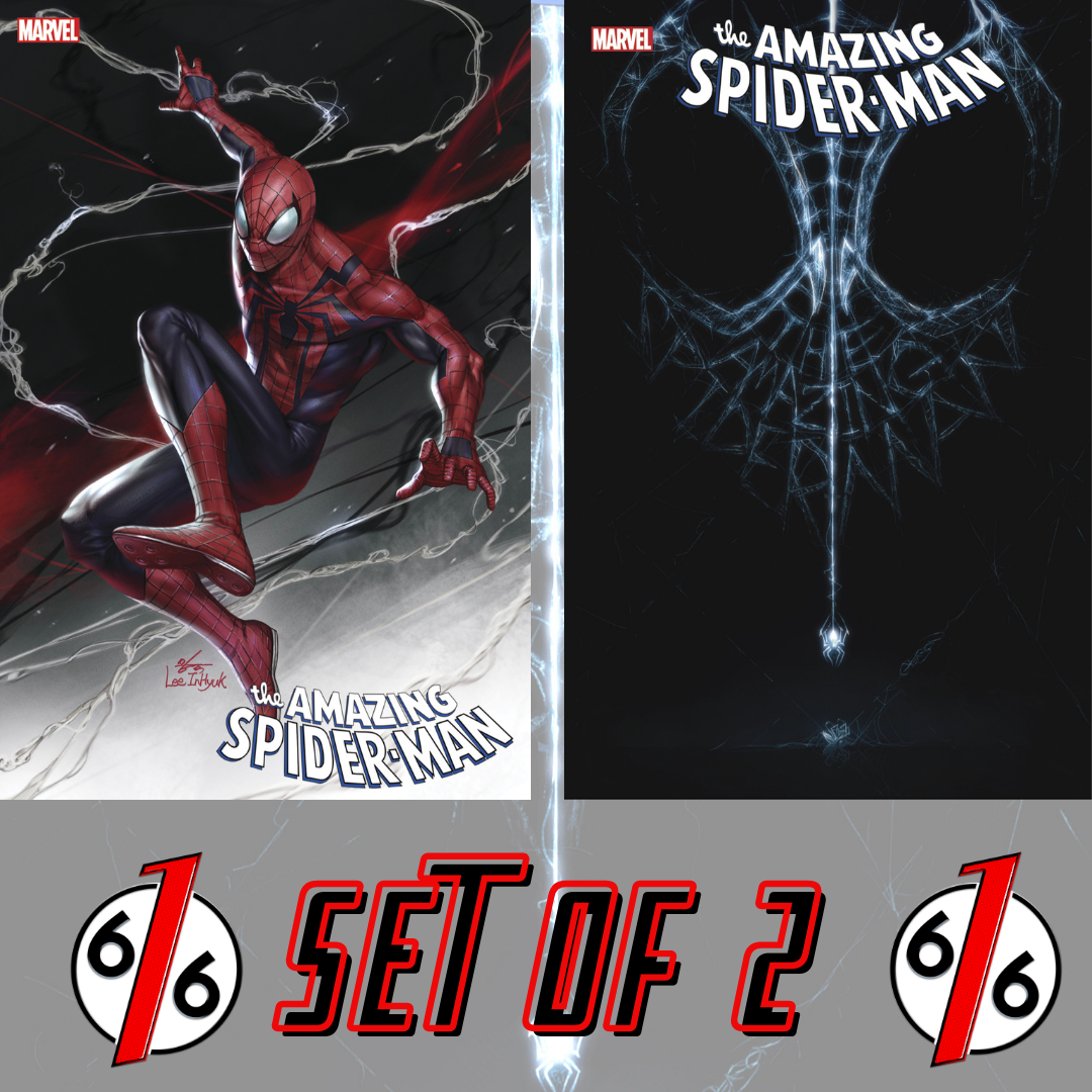 🚨🔥🕷 AMAZING SPIDER-MAN #75 SET INHYUK LEE & GLEASON WEBHEAD VARIANT NM