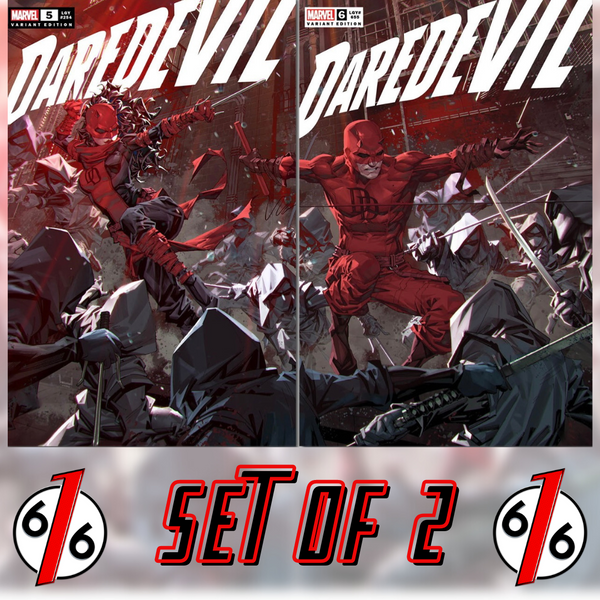 DAREDEVIL #5-6 KAEL NGU Unknown 616 Comics Trade Dress Variant Set