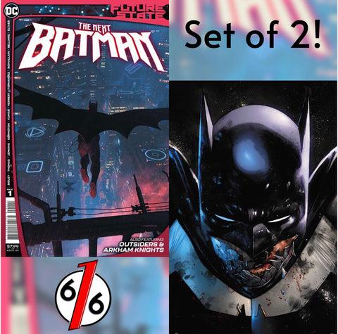 🚨🦇 FUTURE STATE THE NEXT BATMAN #1 SET OF 2 Cvr A Ladronn & Cvr B Coipel NM