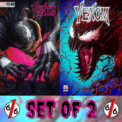 VENOM #28 & #30 DAVE RAPOZA SET OF 2 Trade Dress Variants