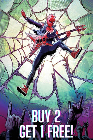 BUY 2 GET 1 FREE - SPIDER-PUNK #1 TONY DANIELS Unknown/616 Virgin Variant - 3 Copies