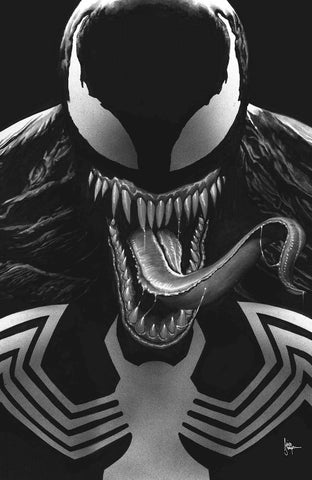 VENOM LETHAL PROTECTOR #1 MICO SUAYAN 616 Exclusive B&W Virgin Variant