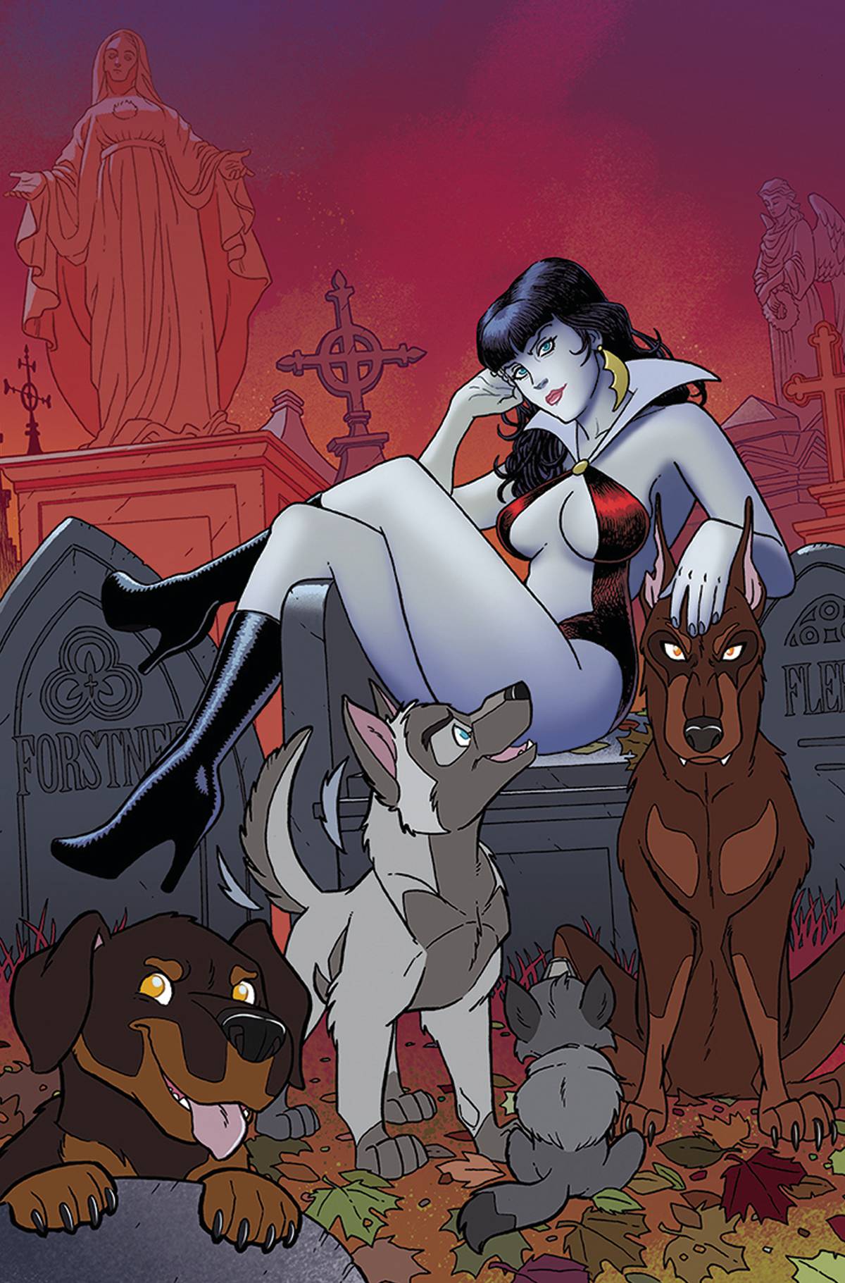 🚨🐶🦇 VAMPIRELLA #25 STRAY DOGS Fleecs & Forstner 1:11 Virgin FOC Ratio Variant