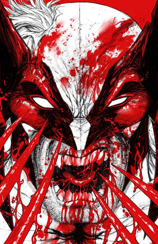 WOLVERINE BLACK WHITE & BLOOD #1 TYLER KIRKHAM Exclusive Virgin Variant