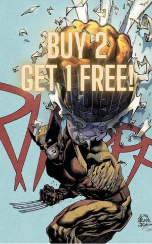 BUY 2 GET 1 FREE - X LIVES OF WOLVERINE #2 RYAN STEGMAN Unknown Illuminati Virgin Variant - 3 Copies 