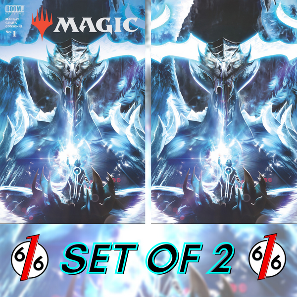 MAGIC THE GATHERING #1 LAREN 616 Exclusive Variant Set of 2 Trade & Virgin LTD 500 COA