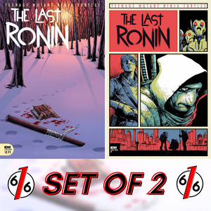 TMNT THE LAST RONIN #4 Main Eastman Cover & Wachter 1:10 Ratio Variant