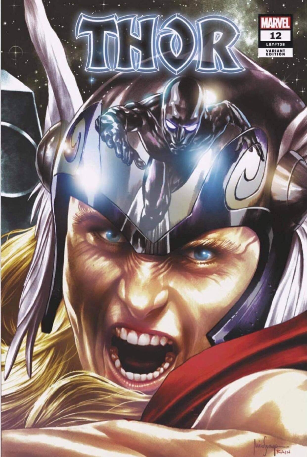 🚨🔨⚡️ THOR #12 MICO SUAYAN Exclusive Trade Dress Variant Silver Surfer NM