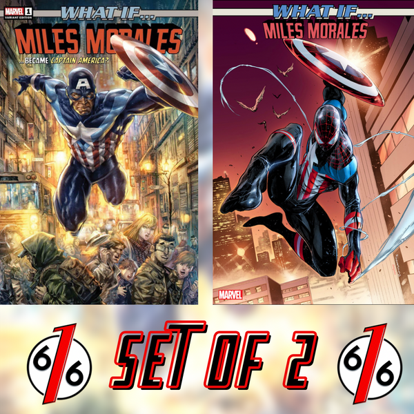 WHAT IF MILES MORALES #1 SET ALAN QUAH Unknown/616 & COELLO Variant