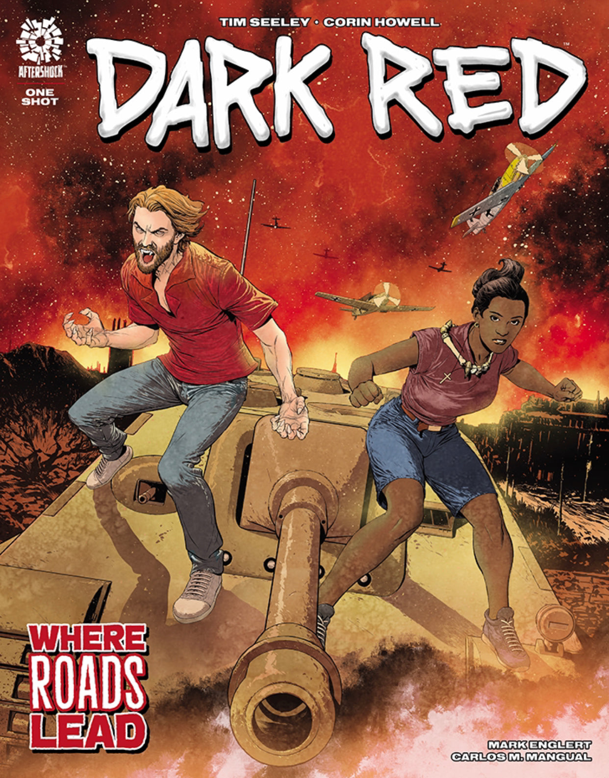 DARK RED WHERE ROADS LEAD One-Shot Andy Clarke 1:10 Ratio Variant