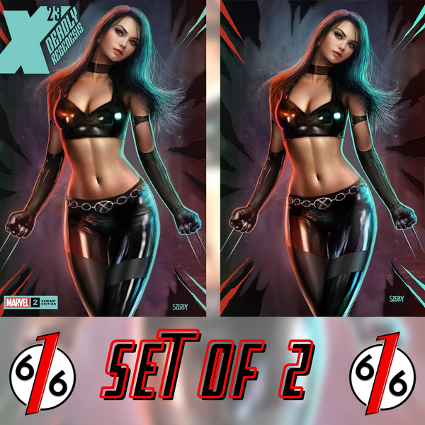 X-23 DEADLY REGENESIS #2 SZERDY 616 Trade Dress & Virgin Variant Set Of 2