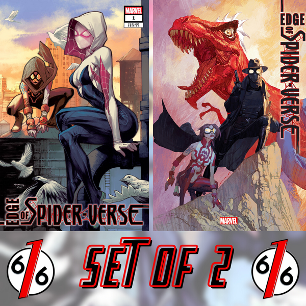 EDGE OF SPIDERVERSE #1 STEPHEN SEGOVIA 616 Variant & CASANOVAS Main Cover