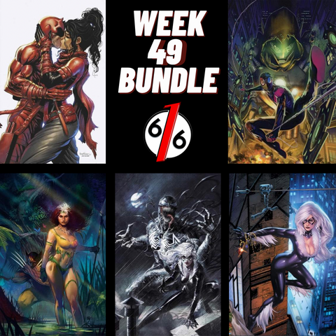 616 COMICS WEEK 49 VIRGIN BUNDLE Daredevil 7 & Miles Morales 2 & Wolverine 29 & Venom 14 & Mary Jane Black Cat 1 