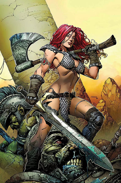 RED SONJA PRICE OF BLOOD #1 FINCH Limited Color Crowdfunded Variant