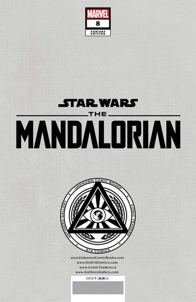 STAR WARS THE MANDALORIAN 1-8 Trade Dress Variant Mega Set