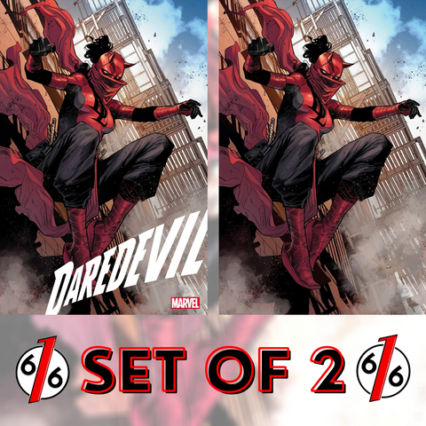 🚨🔥👹 DAREDEVIL #25 SECOND PRINT SET OF 2 Trade & Virgin Variant Elektra 2nd NM