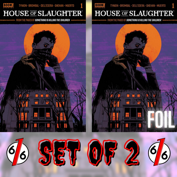 HOUSE OF SLAUGHTER #1 SET OF 2 Main Cover A Chris Shehan & Foil Variant C