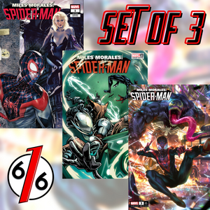 MILES MORALES SPIDER-MAN #1-3 TURINI & OKAZAKI & CHEW 616 Variant Set Of 3