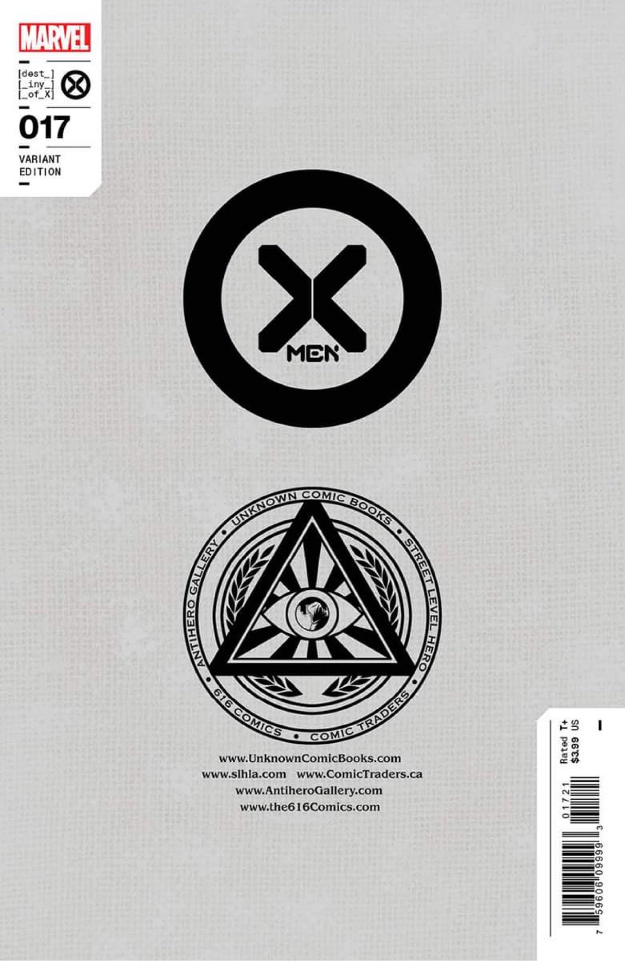 【中古】X-MEN X-MEN #17 MIGUEL MERCADO Unknown 616 Cyclops Trade Dress Variant