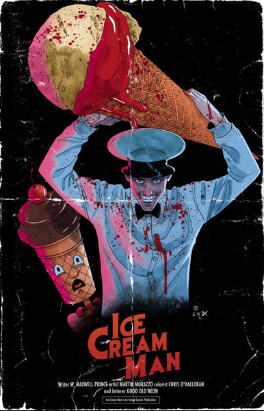 ICE CREAM MAN #25 MEGAN HUTCHISON-CATES 616 Color Variant A LTD 750 