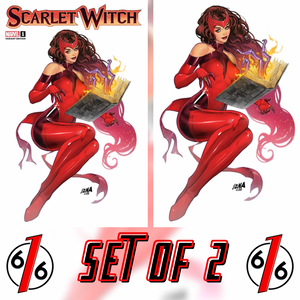 SCARLET WITCH #1 NAKAYAMA Unknown 616 Trade Dress & Virgin Variant Set