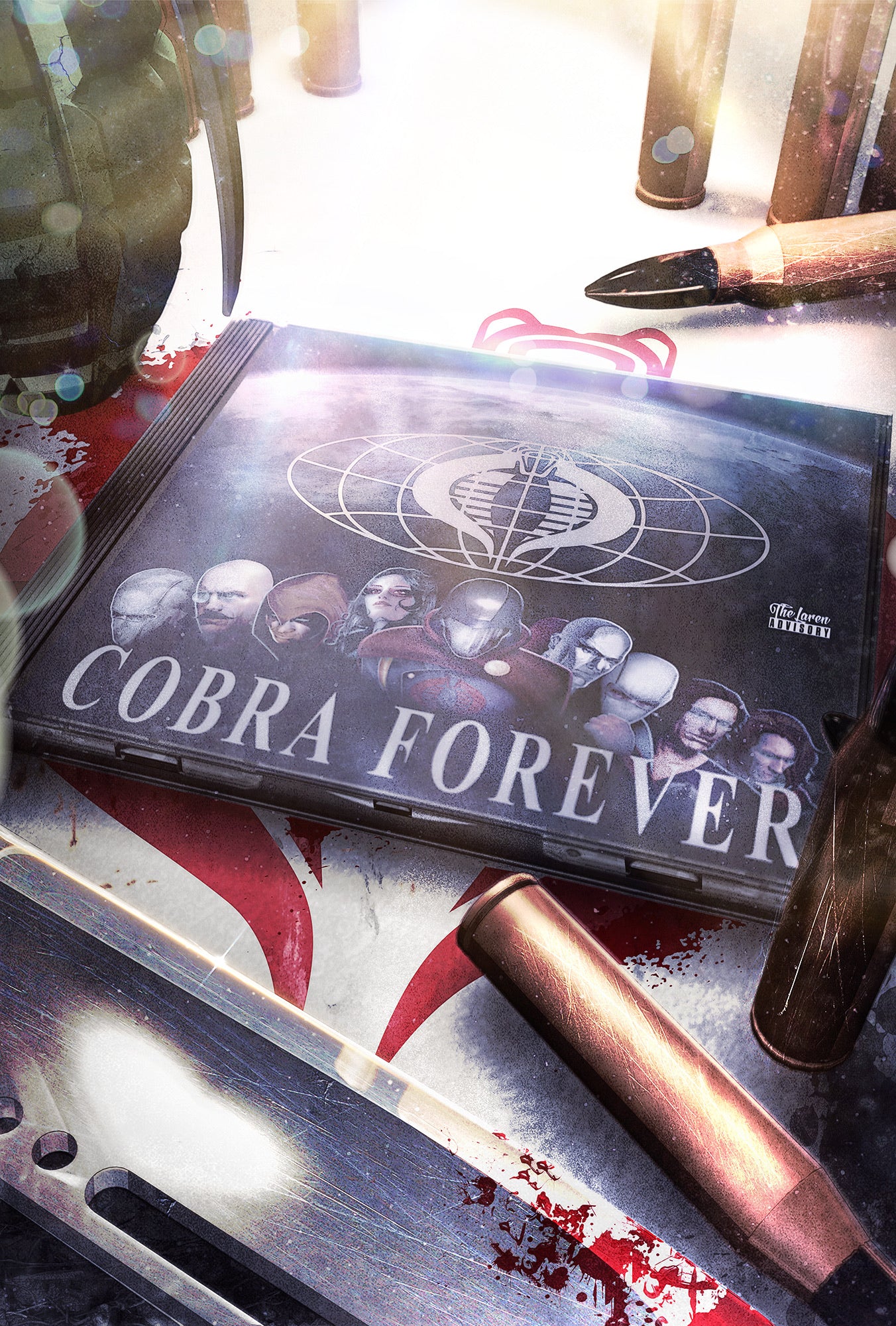 GI JOE #276 HAL LAREN Exclusive Wu-Tang Homage Variant Cover B Cobra Forever Desktop