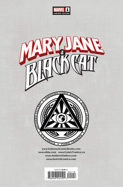 MARY JANE & BLACK CAT 1 JAY ANACLETO Trade Dress & Virgin Variant Set
