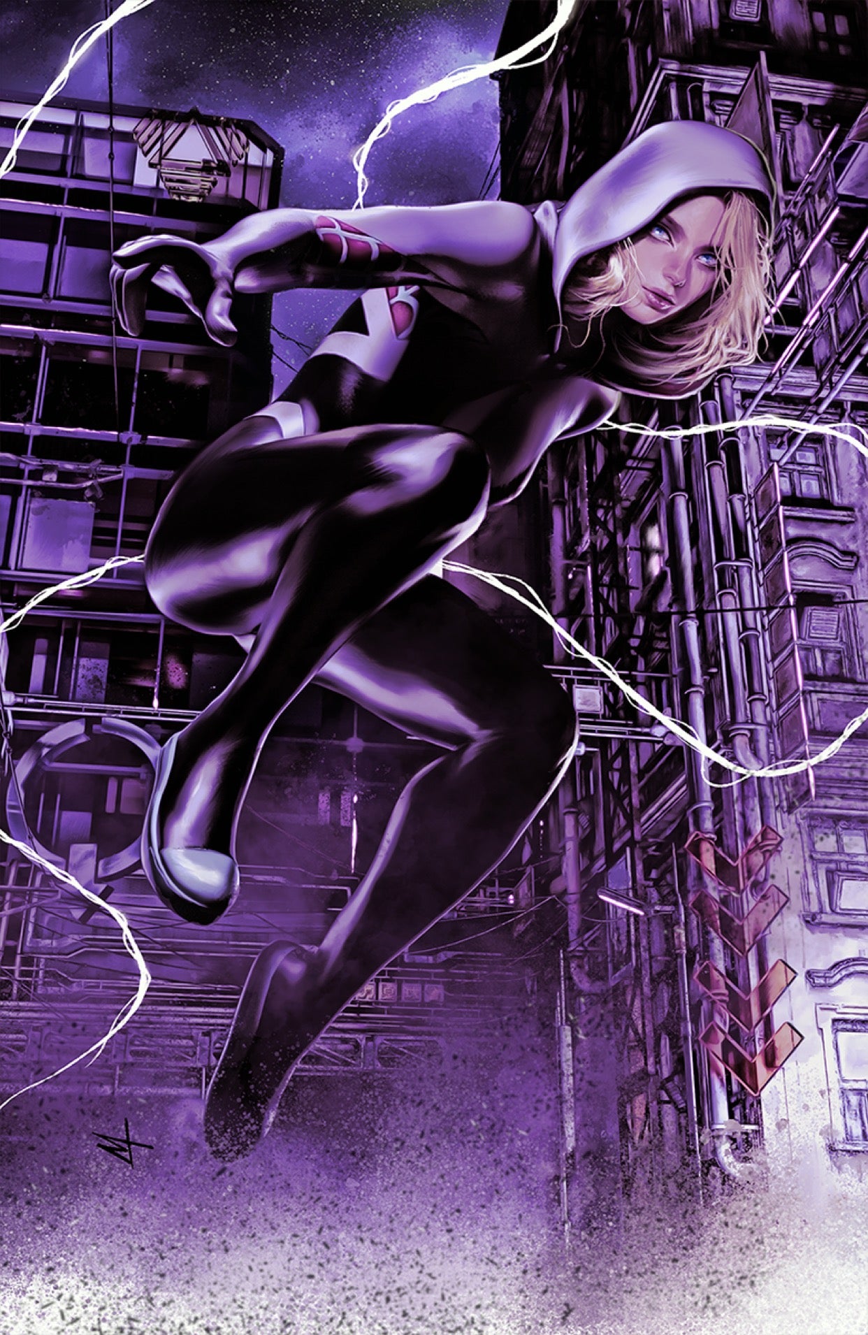 SPIDER-GWEN GWENVERSE #2 TURINI Unknown/616 Exclusive Virgin Variant