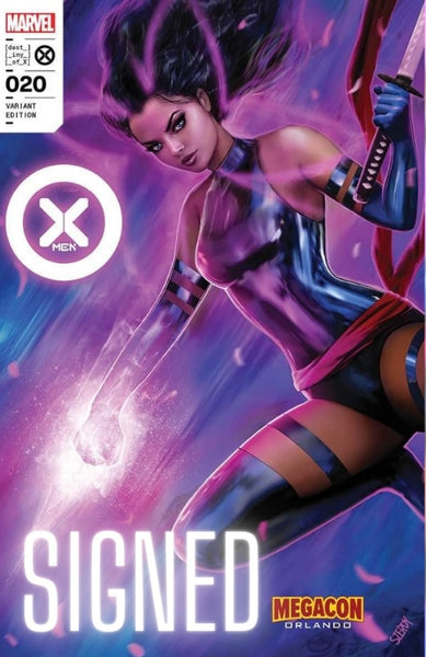 X-MEN #20 SZERDY MEGACON SIGNED Exclusive Trade Dress Variant COA