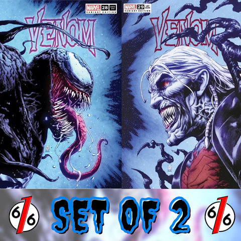 VENOM #28 & 29 VALERIO GIANGIORDANO SET OF 2 Trade Dress Variants