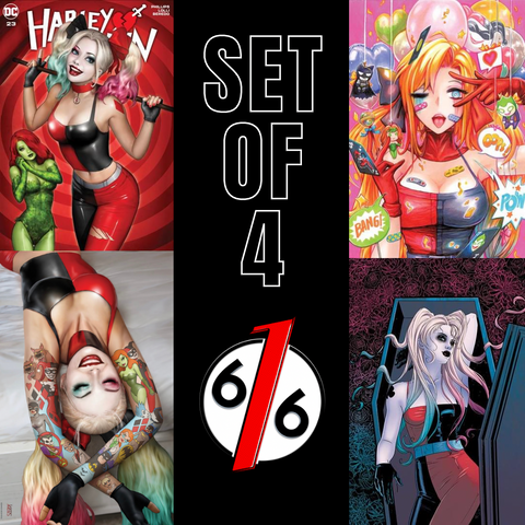 HARLEY QUINN 23 SET SZERDY Trade & Virgin + 1:25 RACHTA LIN & 1:50 CATES Variant