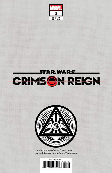 STAR WARS CRIMSON REIGN #2 KIRKHAM Unknown Illuminati 616 Trade Dress Variant Knights of Ren