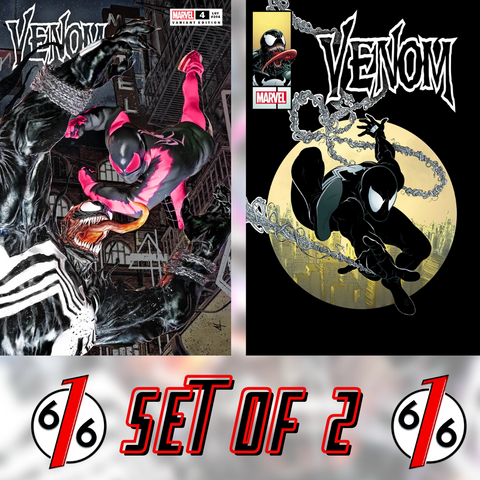 VENOM #4 SET TURINI 616 Trade Dress Variant & Yardin Homage LTD 3000