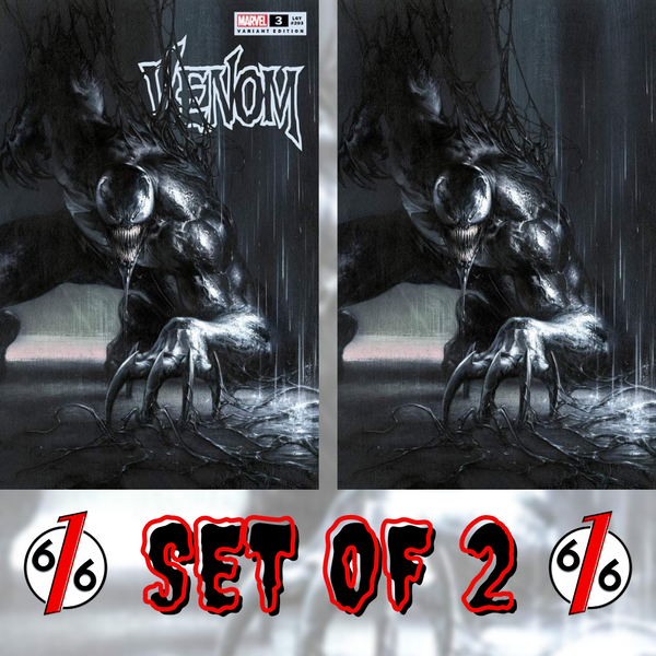 VENOM #3 GABRIELE DELL’OTTO Variant Set Trade Dress & Virgin LTD 1000